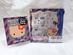 ぷっくり 立体 シール クリアポーチ付 デコシール　キティブレザー