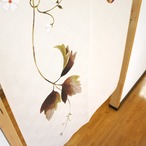 【受注生産】 のれん  フウセンカズラ  幅85ｘ丈150cm