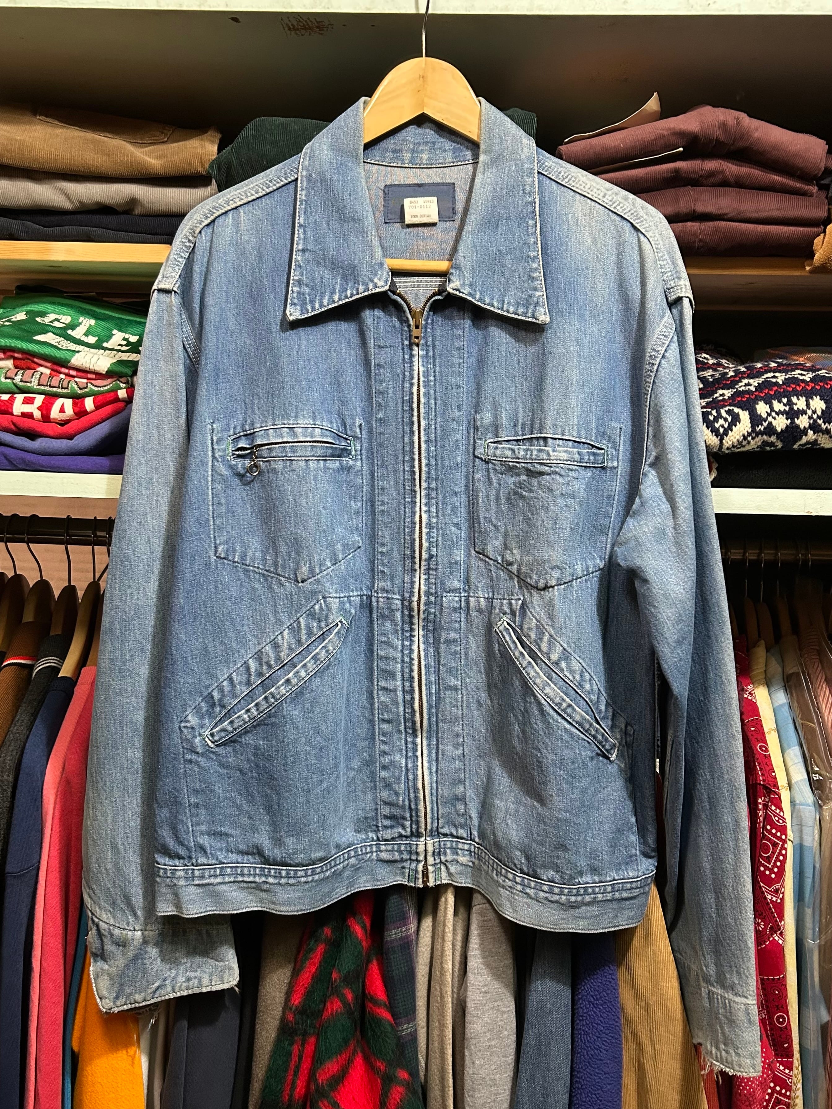 70s VINTAGE OSHKOSH DENIM WORK JACKET