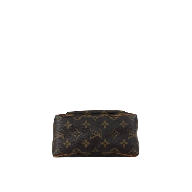 LOUIS VUITTON ルイヴィトン モノグラム ショルダーバッグ ブラウン PVC レザー ヴィバシテPM M51165 vintage ヴィンテージ オールド h8pdry