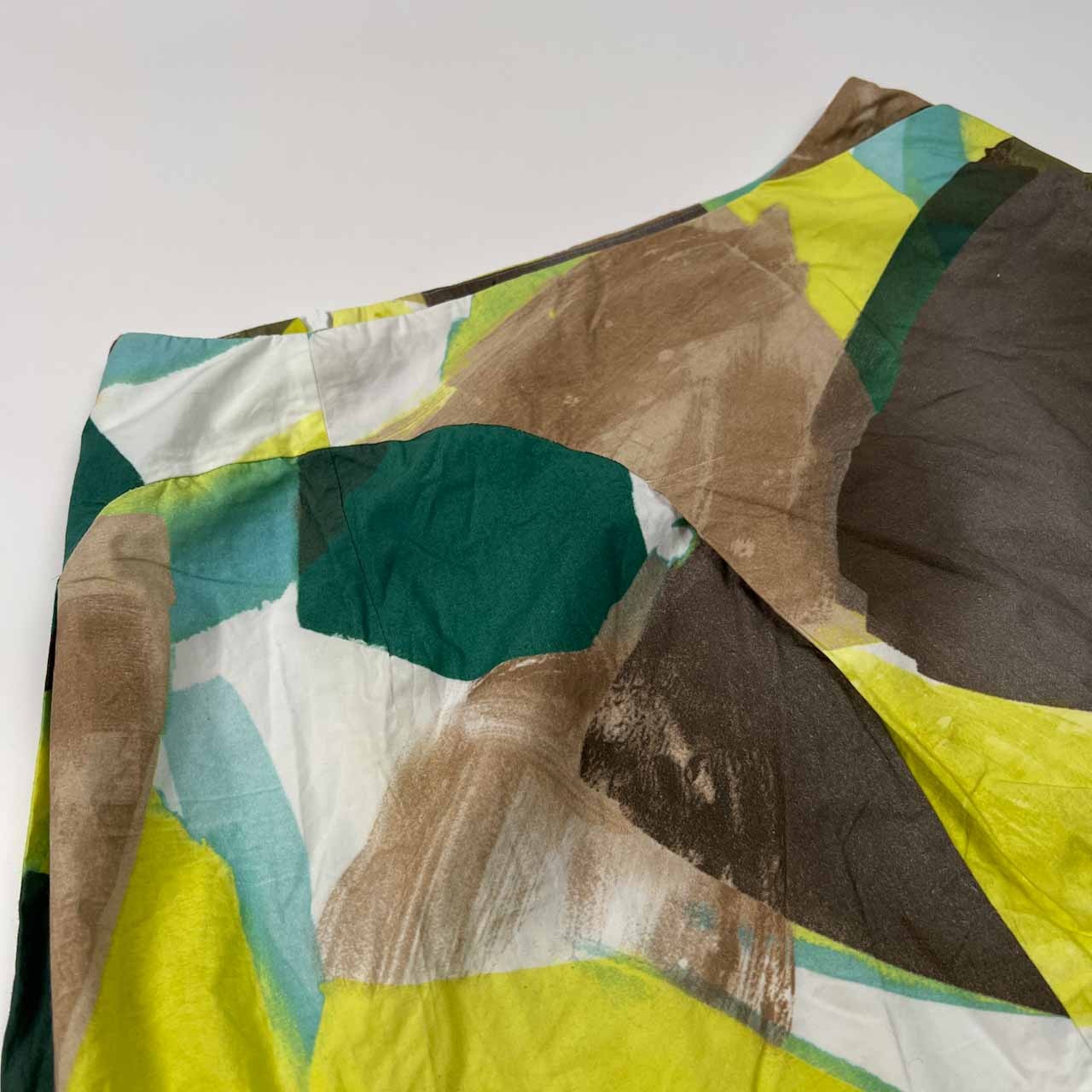 イタリア製 PIAZZA SEMPIONE ピアッツァ センピオーネ デザイン フレア スカート サイズ 40 /レディース/マルチ