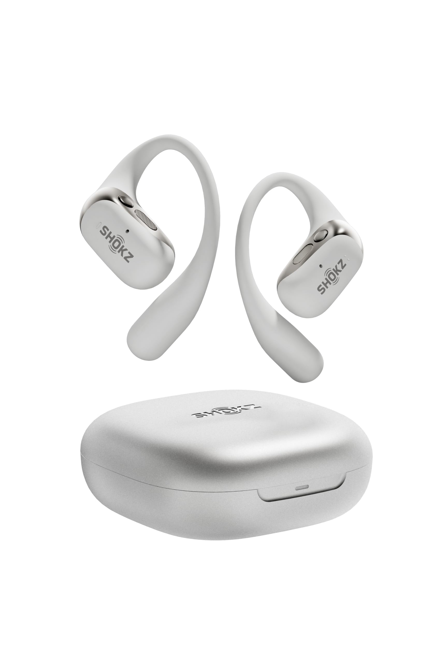 【数量限り】Shokz (ショックス) OpenFit 2+ オープンイヤー イヤホン bluetooth ワイヤレスイヤホン 山口一郎コラボモデル同仕様 Dolby Audio対応 17.3mm 大型ドライバー 合計48時間再生 音漏れ抑制技術 IP55防水 Bluetooth 5.4 物理ボタン ワイヤレス充電 急速充電 マイク付き AIノイキャン通話 9.4g超軽量 耳を塞がない 2025 グレー
