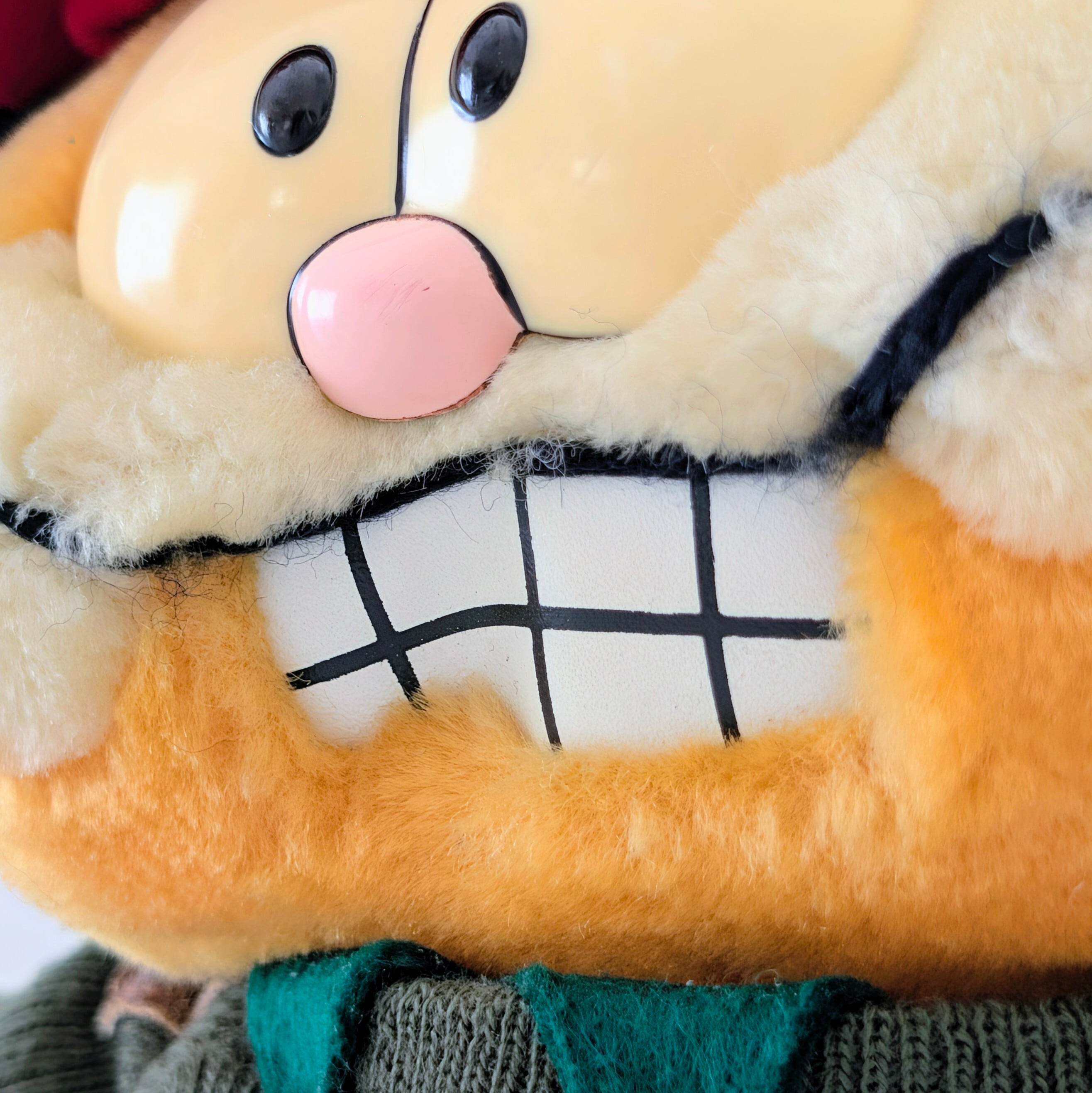 ☆ VINTAGE 1980年代初期 ☆【 Garfield ( ガーフィールド ) 】『 ガーフィールド大佐(笑) 』アーミーガーフィールド / ぬいぐるみ / プラッシュ / plush / 1980年代年製 〚アメリカン雑貨 アメトイ〛