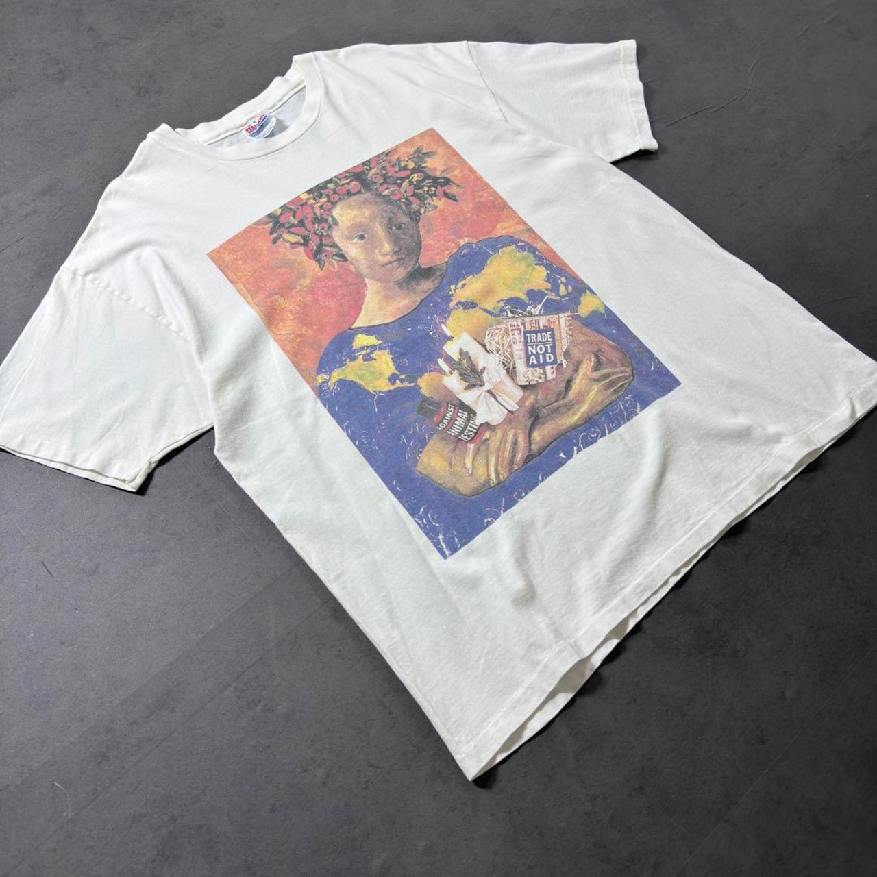 90s Hanes 企業系 TEE "THE BODY SHOP" XL 古着 - 3
