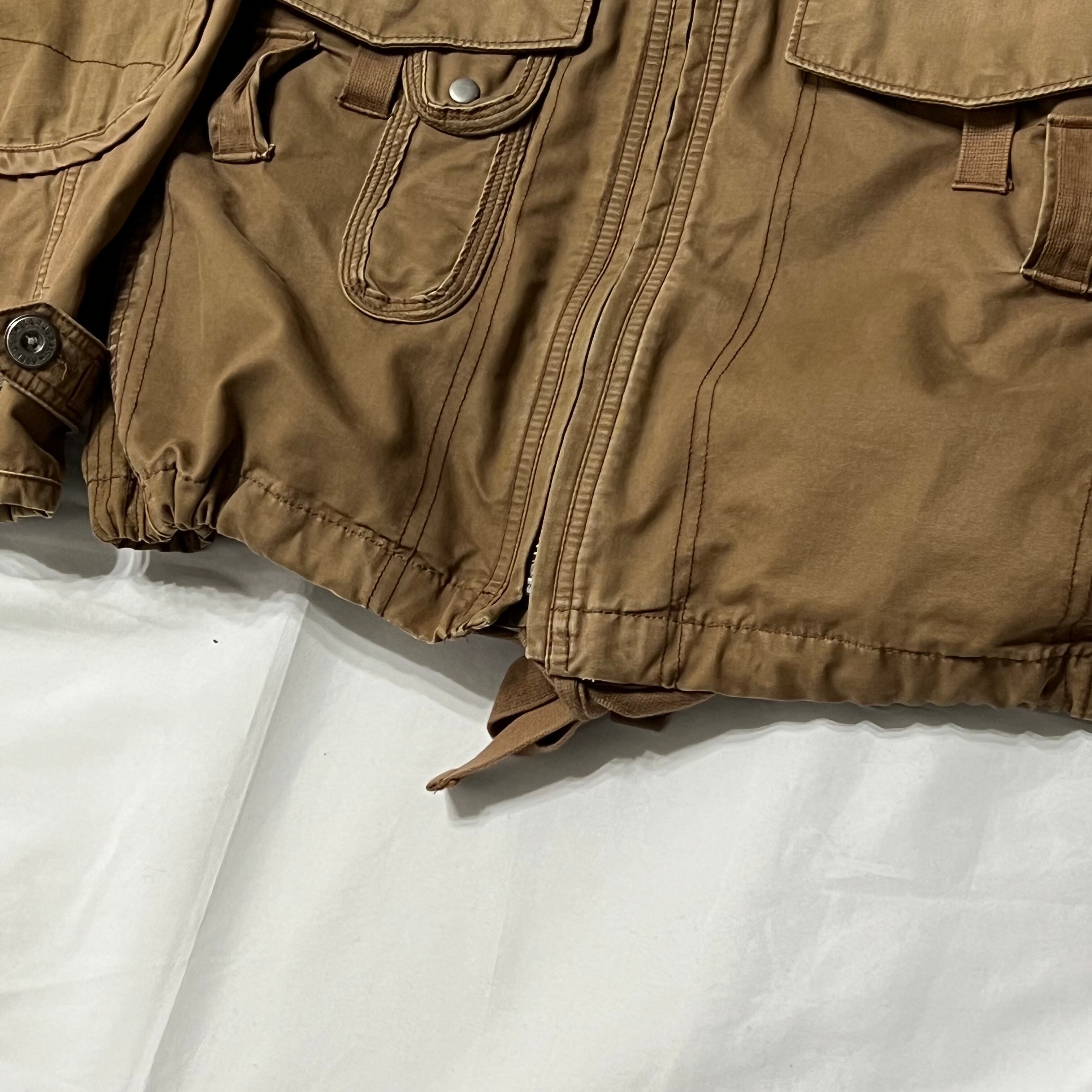 vintage old gap gimmick military jacket