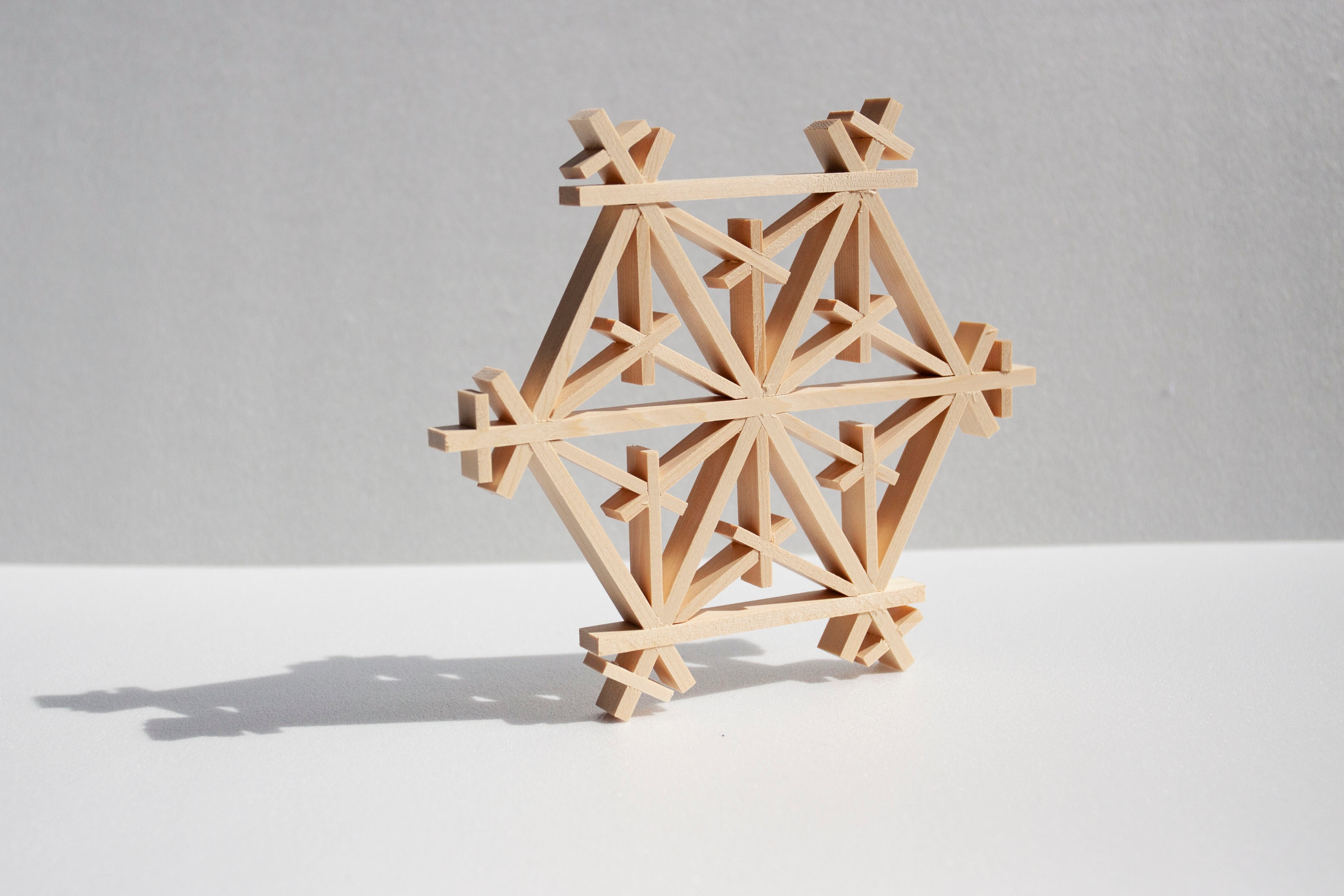 HANDS」台湾職人手作り・花窗DIY体験キット｜木製窓花コースター - 雪