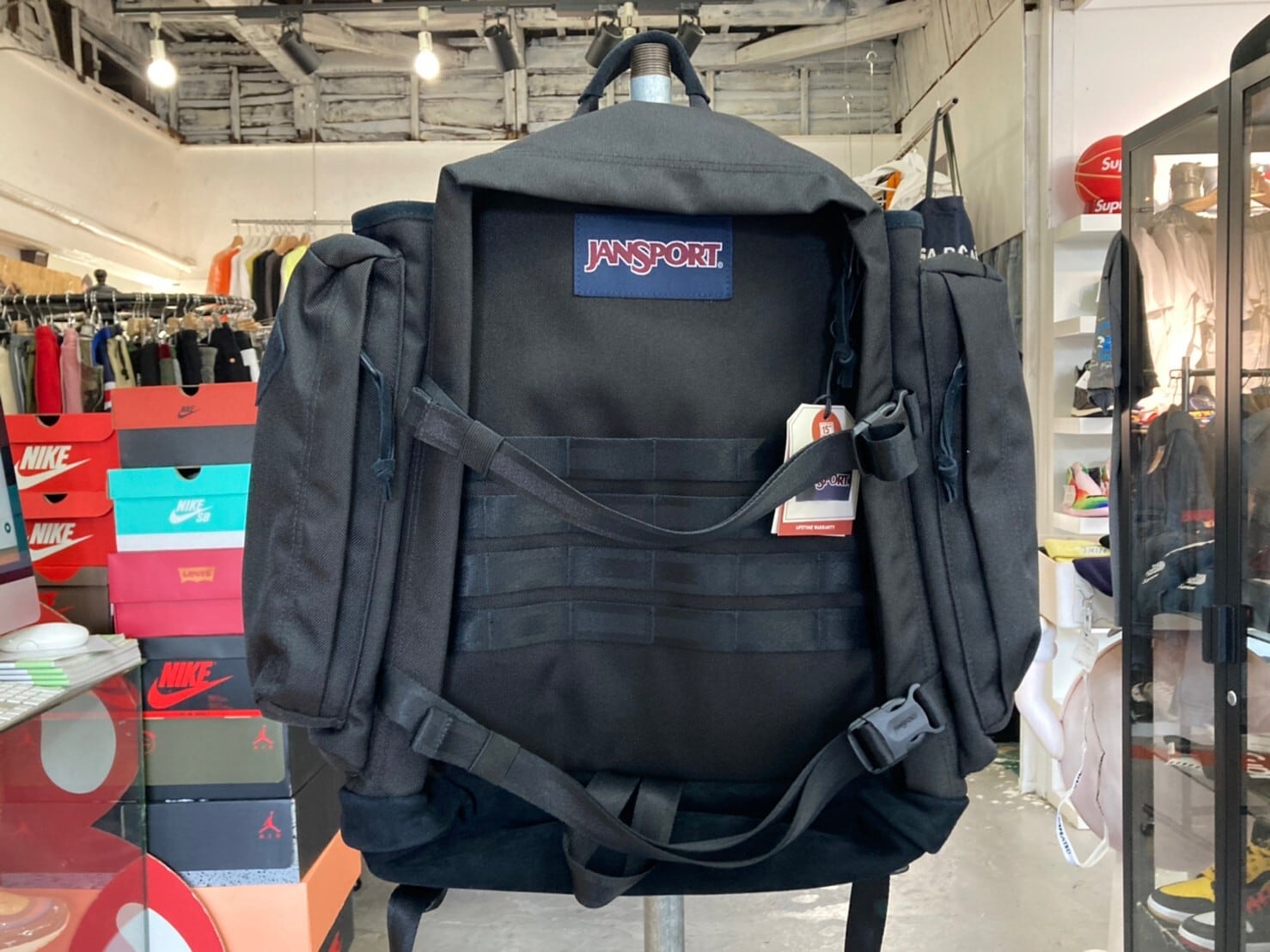 JANSPORT × the Apartment Super Sack APT BLACK 11737 | BRAND BUYERS  