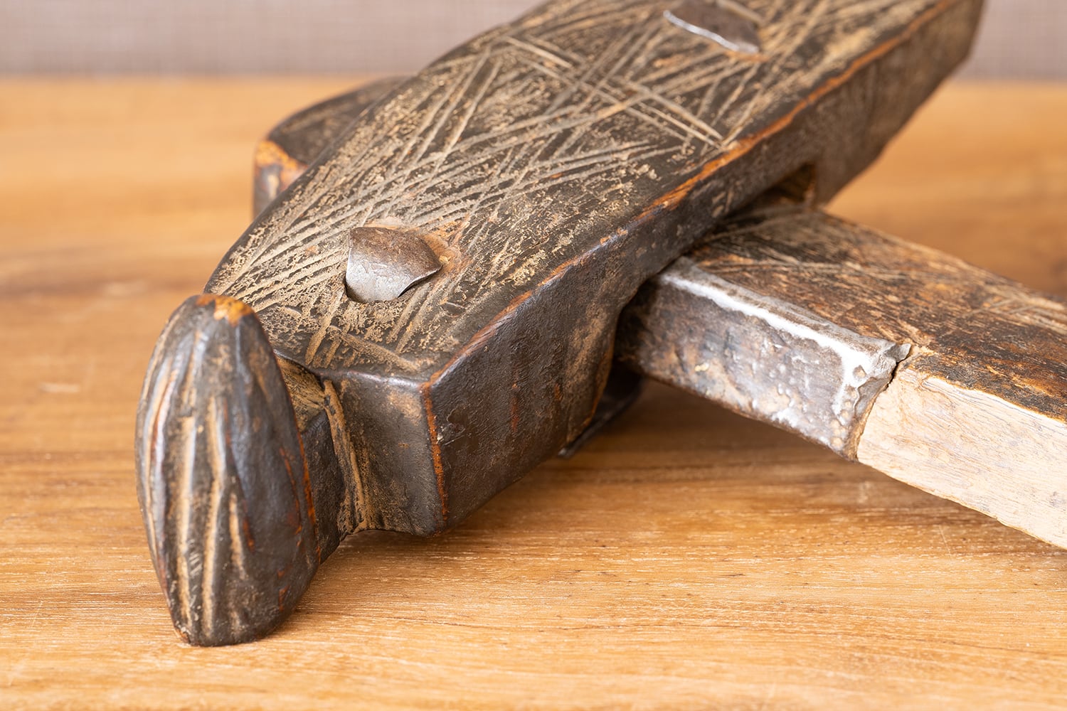 ドゴン族　鍵　アンティーク　ドアロック　錠前　アフリカ ドゴン族 ドアロック #1 – 北海道画廊