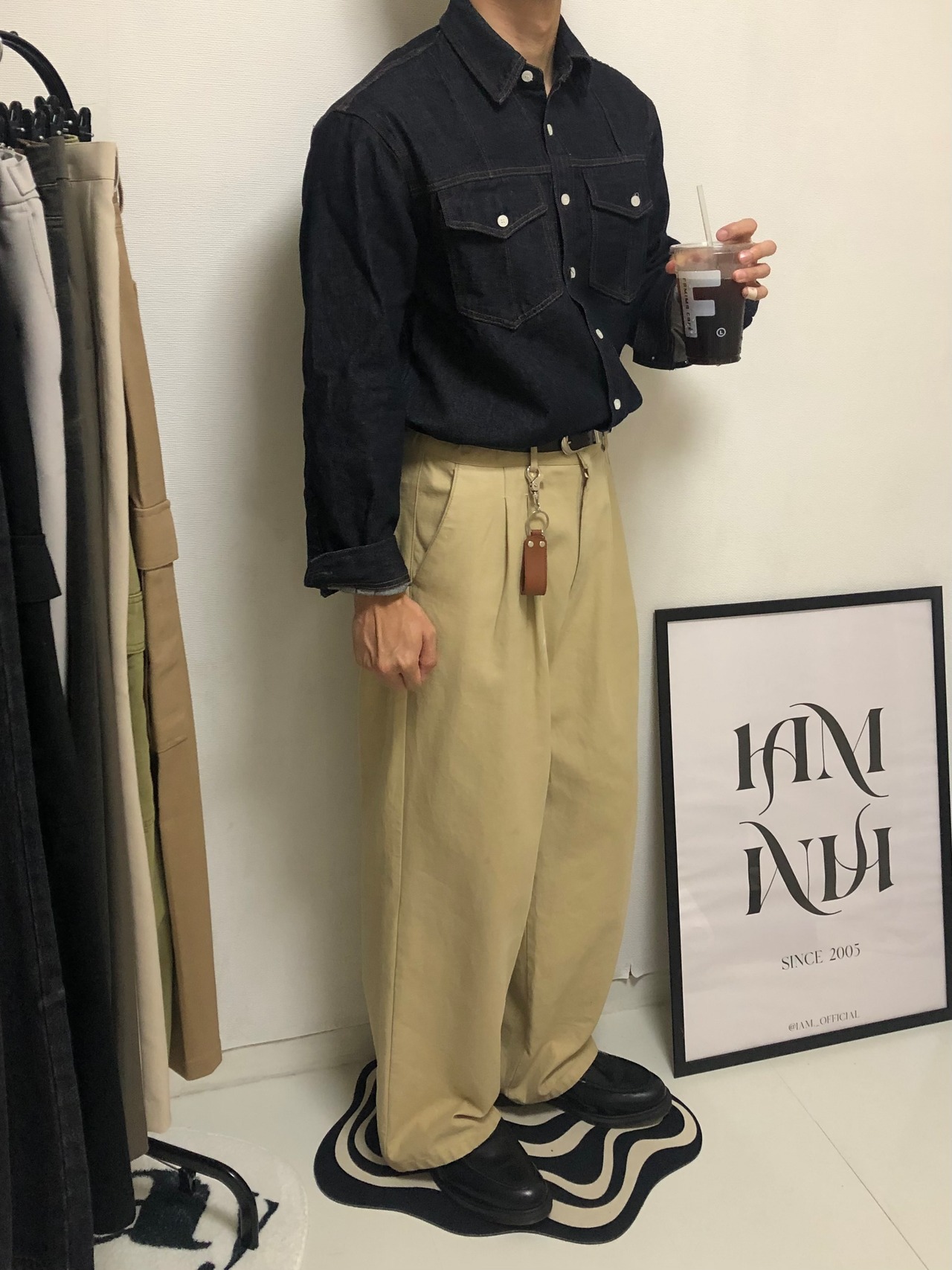 Double Twist Tuck Premium Cotton Pants（3color） - 4