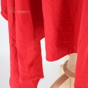 社交ダンス 衣装 スタンダード ドレス ワンピース レッスンウェア パーティ衣装 オールシーズン A vivare アビバーレ 赤 レッド系 無地 コサージュ 伸縮性 ファスナー仕様 肩パッド 胸パッド ポリエステル ポリウレタン レオタード 燃え立つような チュニック フレア ドレープ 大人用 おしゃれ かわいい レディース 体型カバー シンプル デザイン お出かけ ダンスパフォーマンス 着やすい