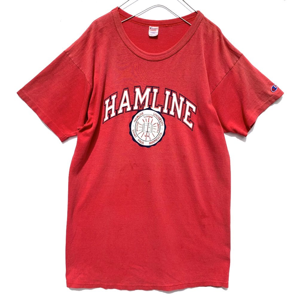 Champion Trico Tag [Champion] Vintage College T-shirt [1980s