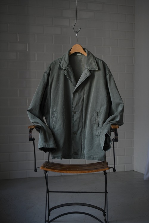 A.PRESSE / Vintage US NAVY N-4 Deck Jacket (Sage)