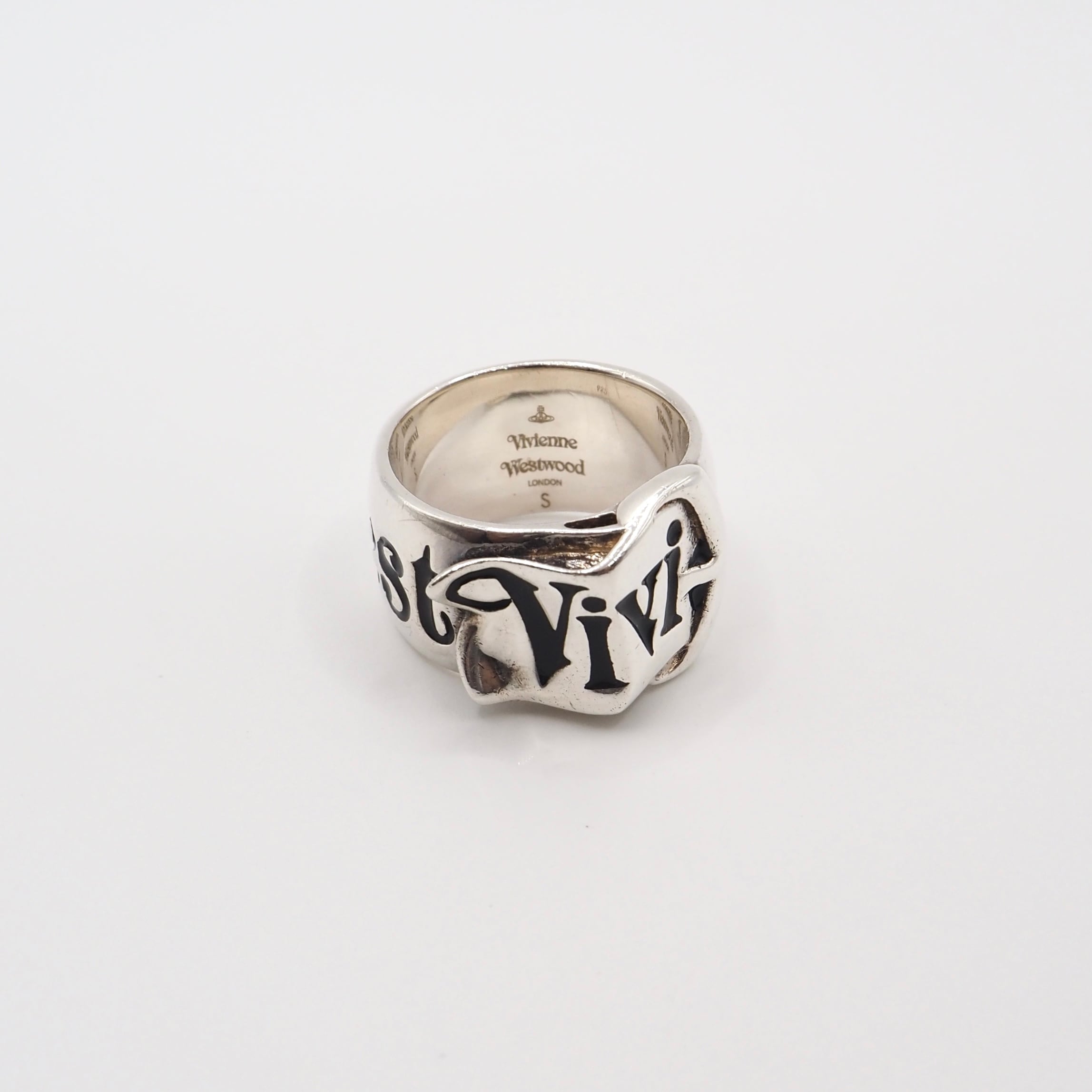 現行品】Vivienne Westwood 約13号 ベルトリング シルバー925