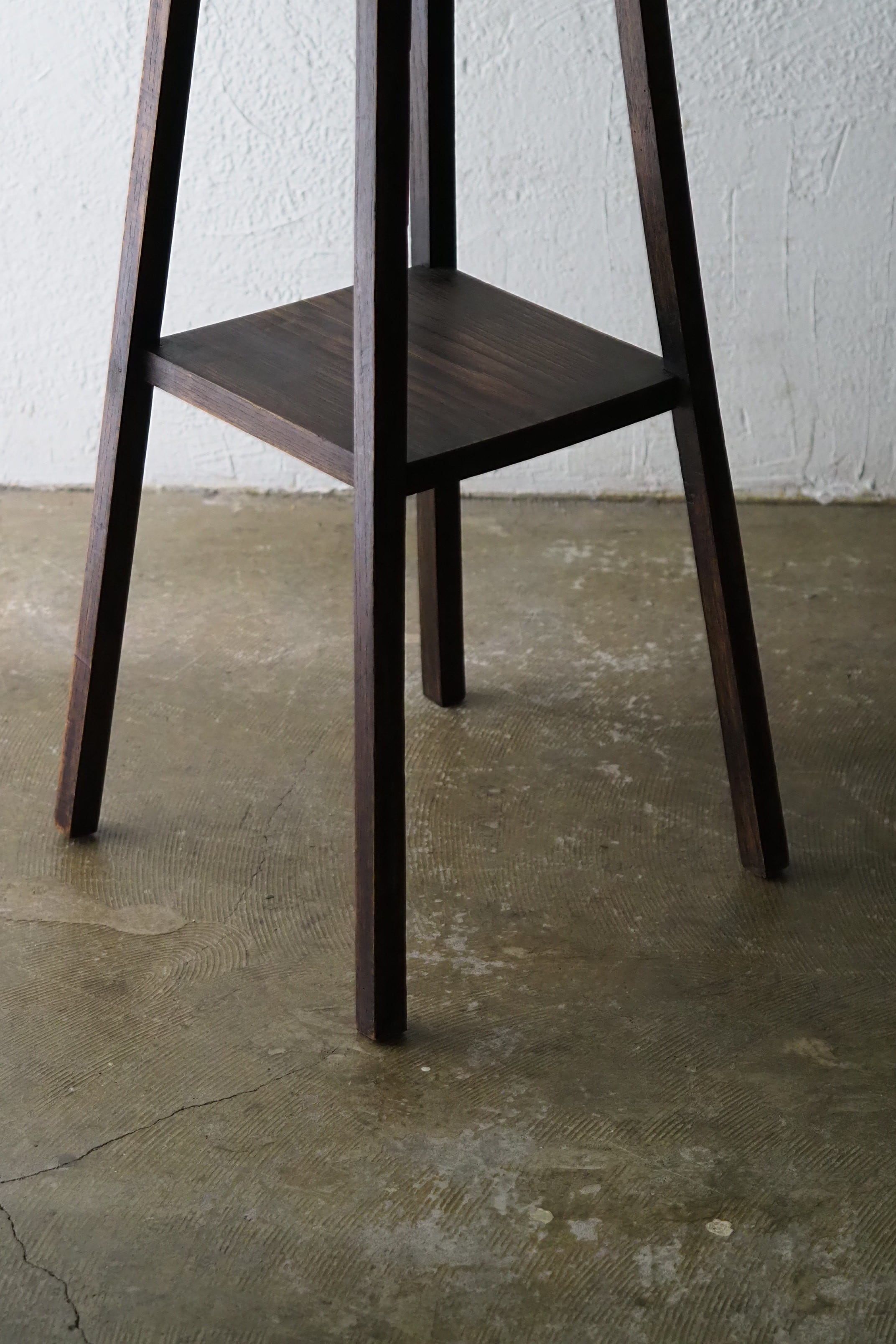 イギリス.オークの花台-antique flower stand | アンティーク