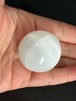 訳あり！セレナイト丸玉(スフィア)　約54g 約35mm