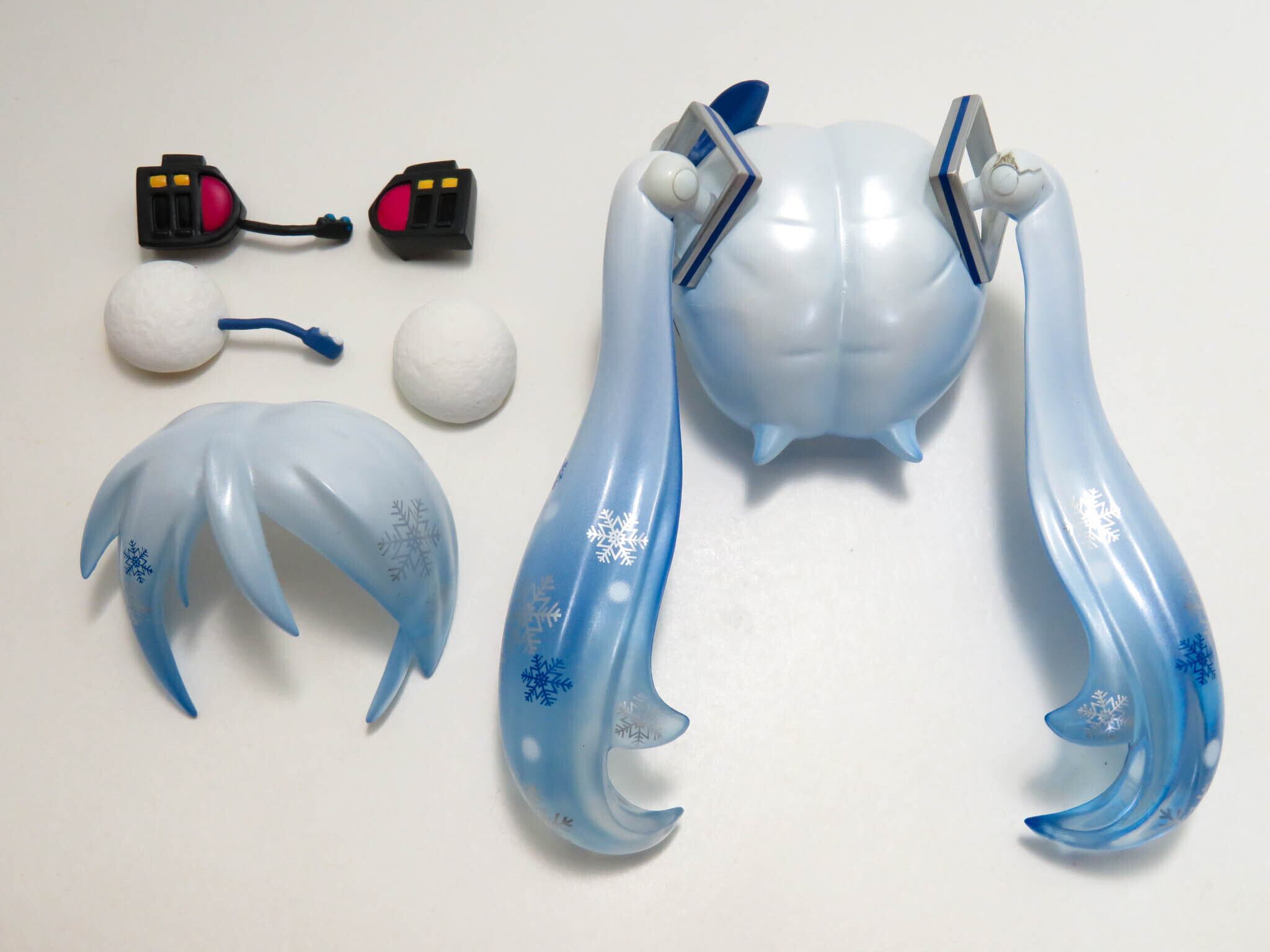 再入荷(A−ランク)【207】 雪ミク ふわふわコートVer. 髪パーツ ツインテール ねんどろいど