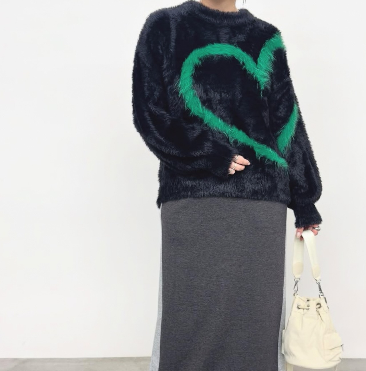 ハートシャギーニット 55235541