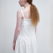 Froncé Drawstring Camisole Dress F0651