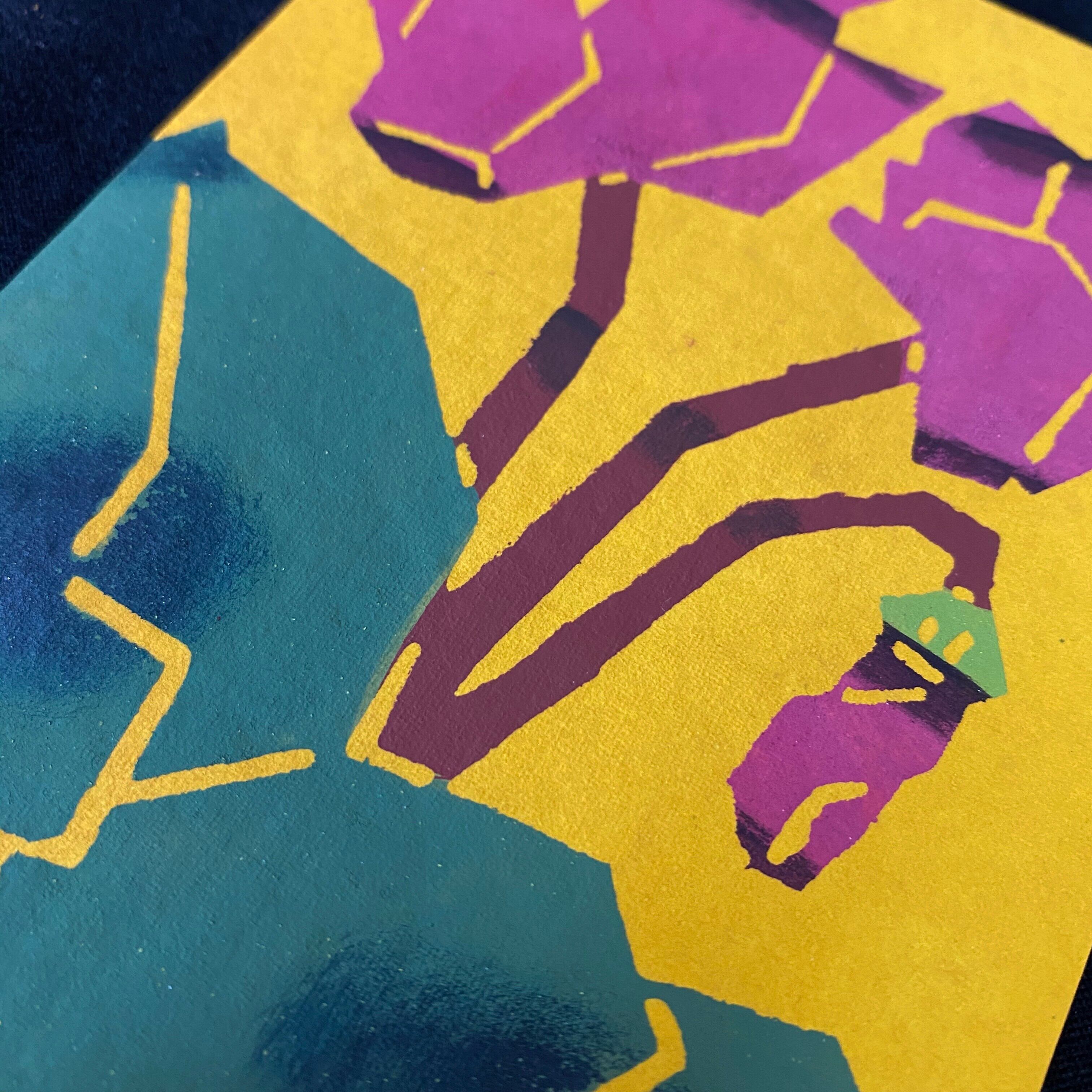 和紙はがき 残暑お見舞い | katazome-takada