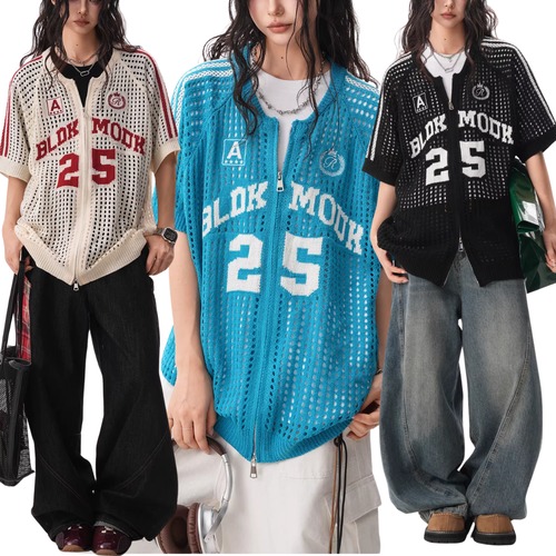 Unisex Sporty Urban Mesh Over-Shirt (NC489)