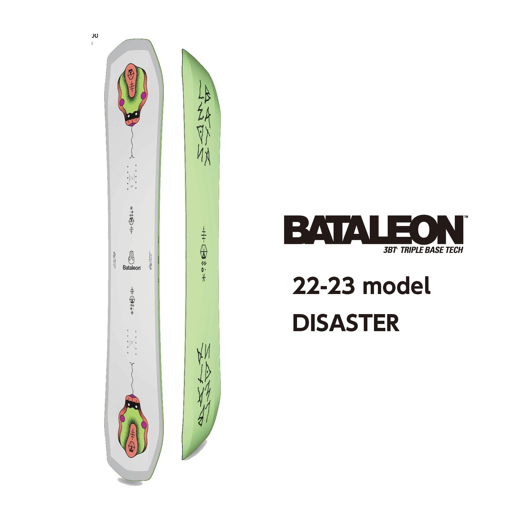 BATALEON DISASTER 148cm + FLUX XF A.H. M スノーボード 