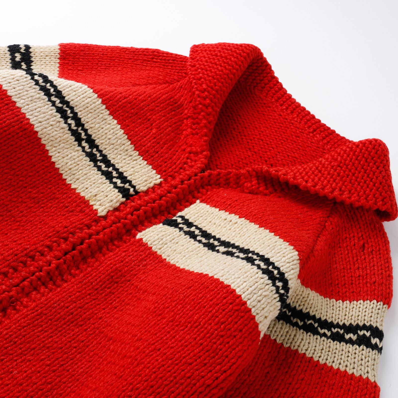 極美品】50s special cowichan knit sweater made in USA CONMAR zip
