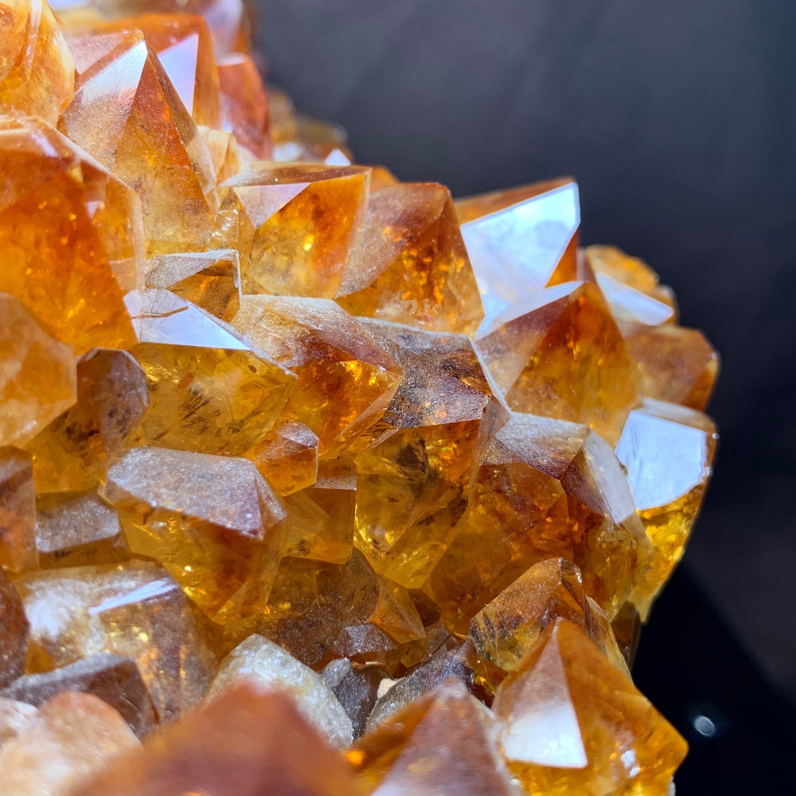 大型！ディープシトリン原石クラスター 大型！ディープシトリン原石クラスター