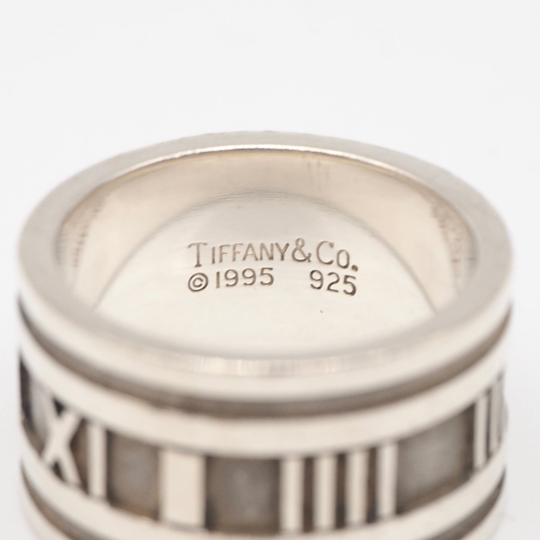 Tiffany&Co. 約14号 アトラスワイドリング シルバー925 ティファニー