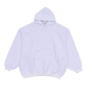 【VETEMENTS】ALL WHITE INSIDE-OUT HOODIE(WHITE)