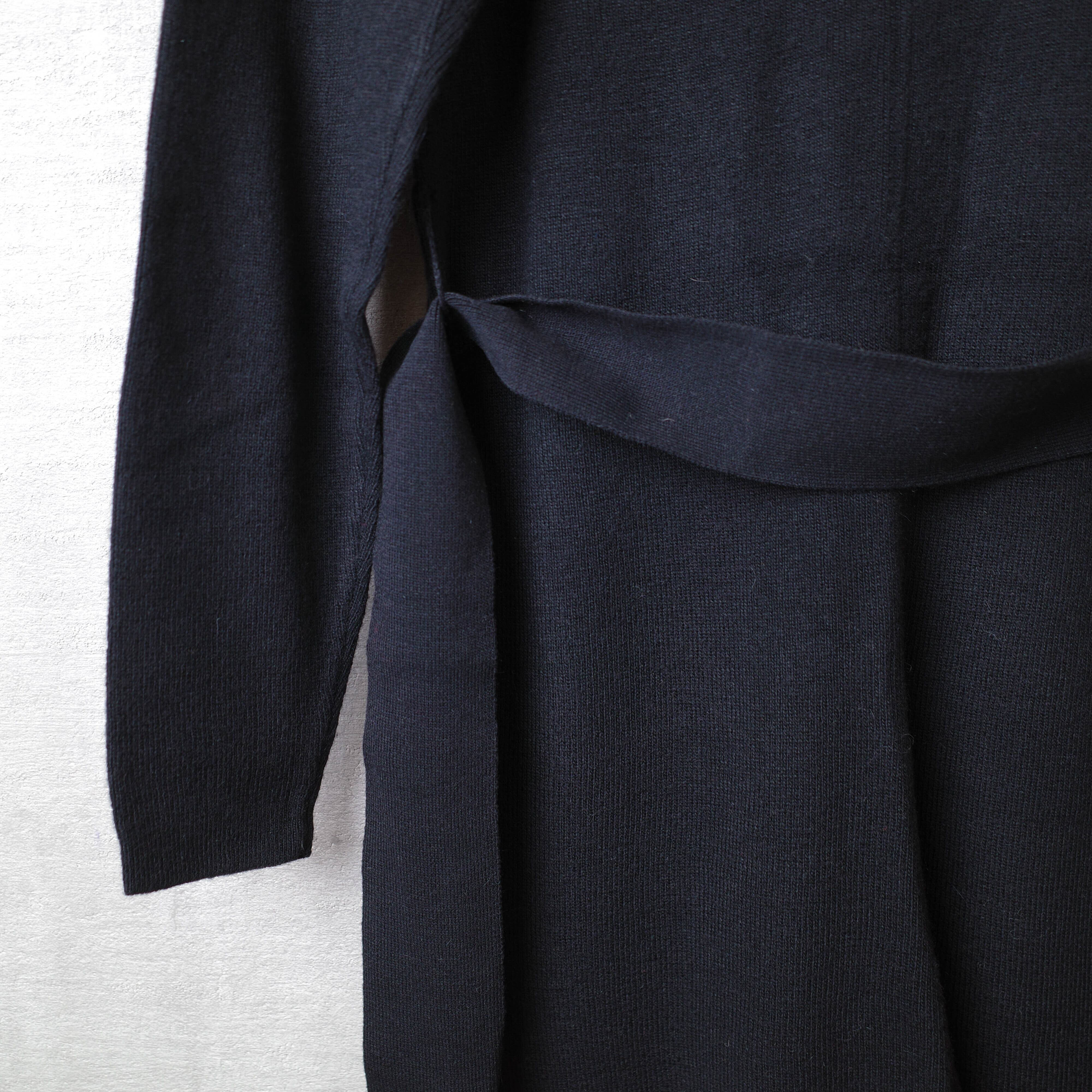 [NEW] CLANE	VNECK KNIT JUMP SUIT BLACK 15106-2321