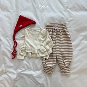 韓国子供服 / 26Autumn / 〖取寄〗neu / フラワーティアードTシャツ / ユニセックス / キッズ服 *XXS~L*
