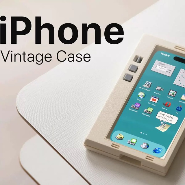 ゲームボーイ風スマホケース