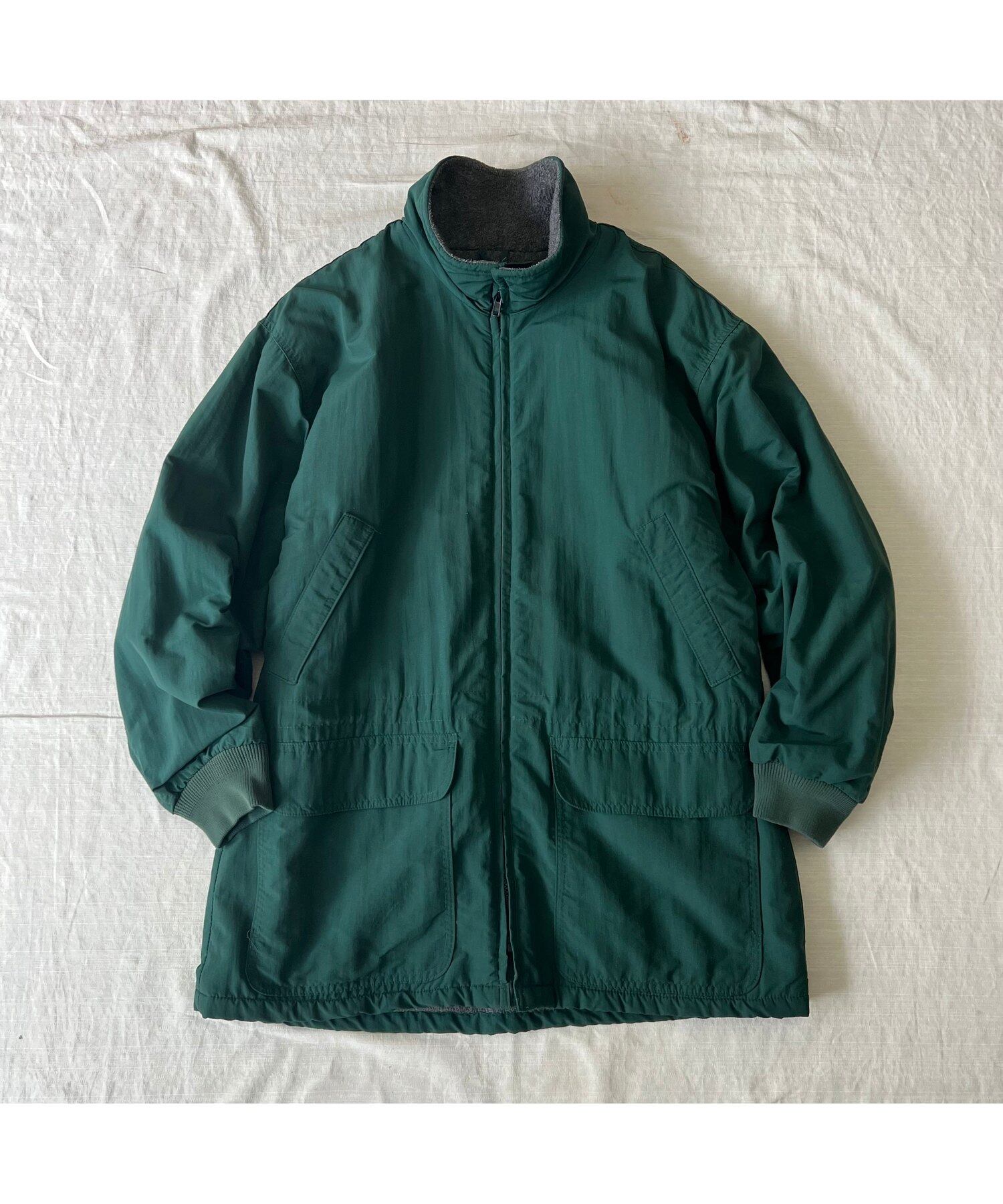 90's USA製 J.CREW フリースライナーナイロンジャケット メンズM