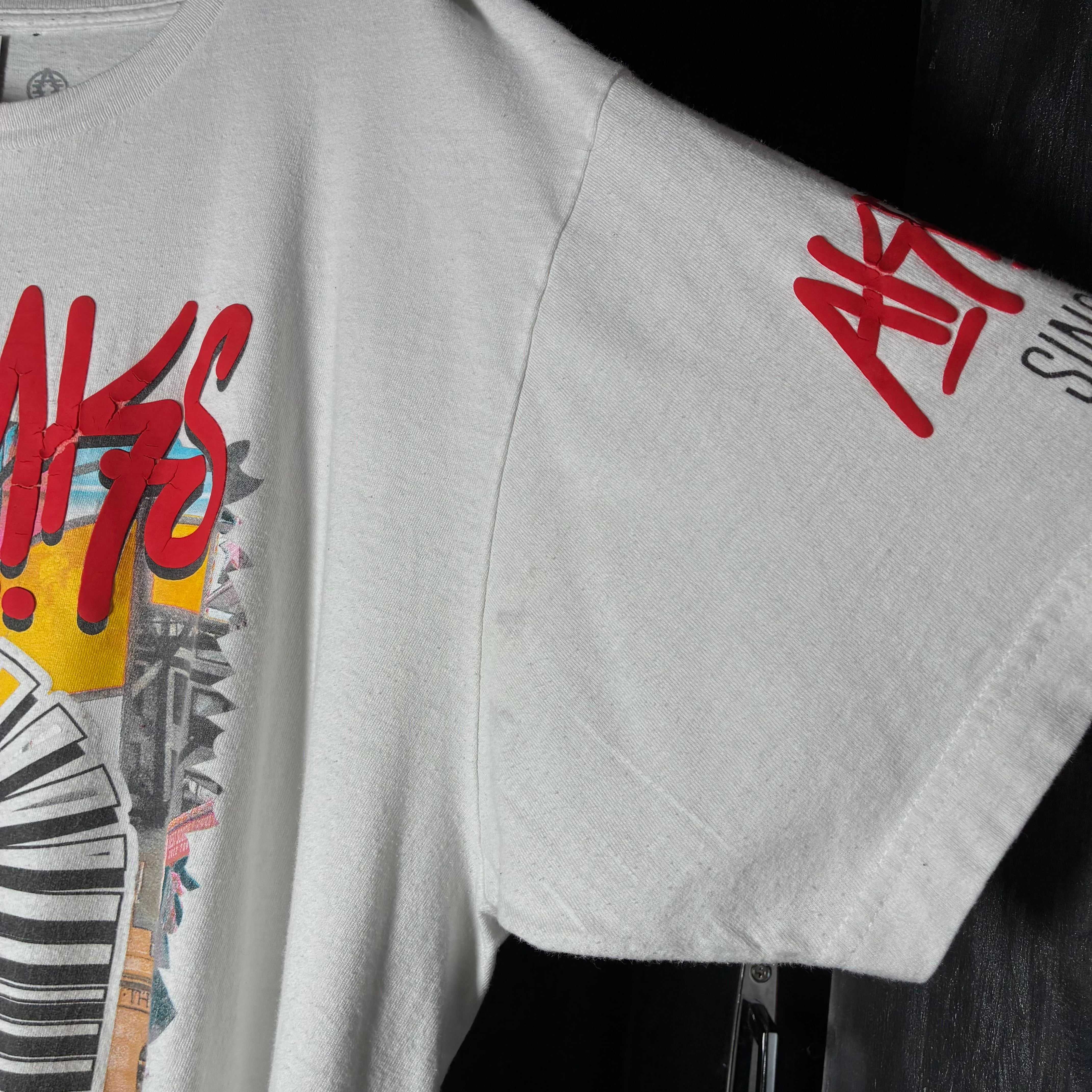 akademiks Hop Hop Tシャツ アカデミクス 白 XL | 古着屋 the moon