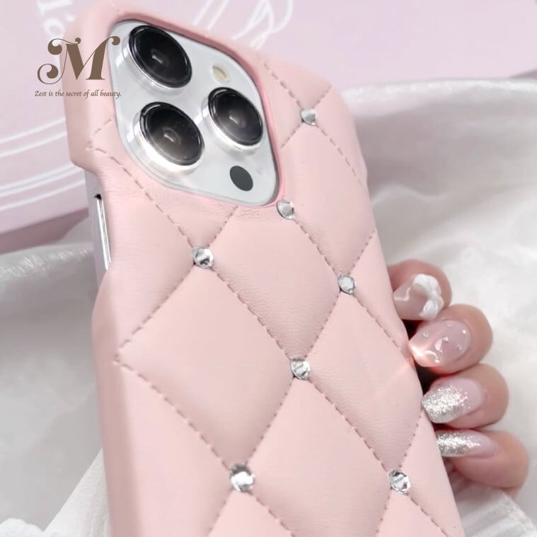 マトラッセストーンアイシーピンクiPhoneケース | Matey