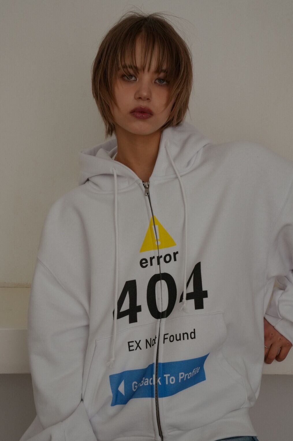 ☆Hearts2Hearts イアン 着用！！【GRAILZ】ERROR 404 ZIP HOODIE