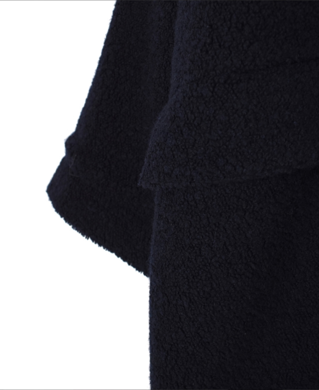 maison de soil(メゾンドソイル) ボアウール 軽量コート RECYCLE BOA WOOL DOUBLE OVER COAT