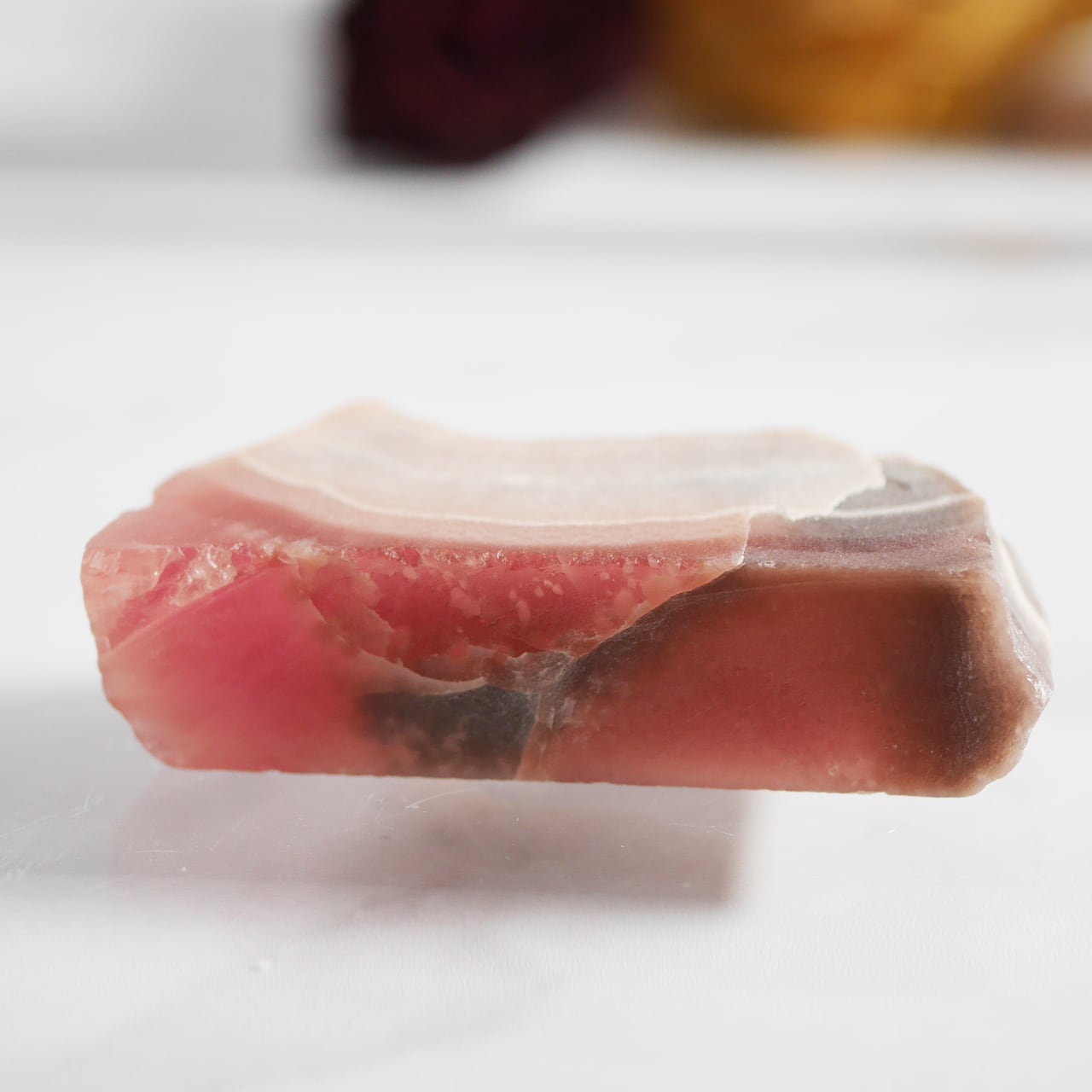 希少石】ロードクロサイト インカローズ 北海道 稲倉石鉱山 原石 磨き