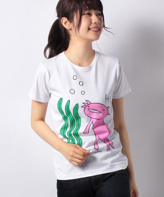 764 Tシャツ ウーパールーパー | GooTee