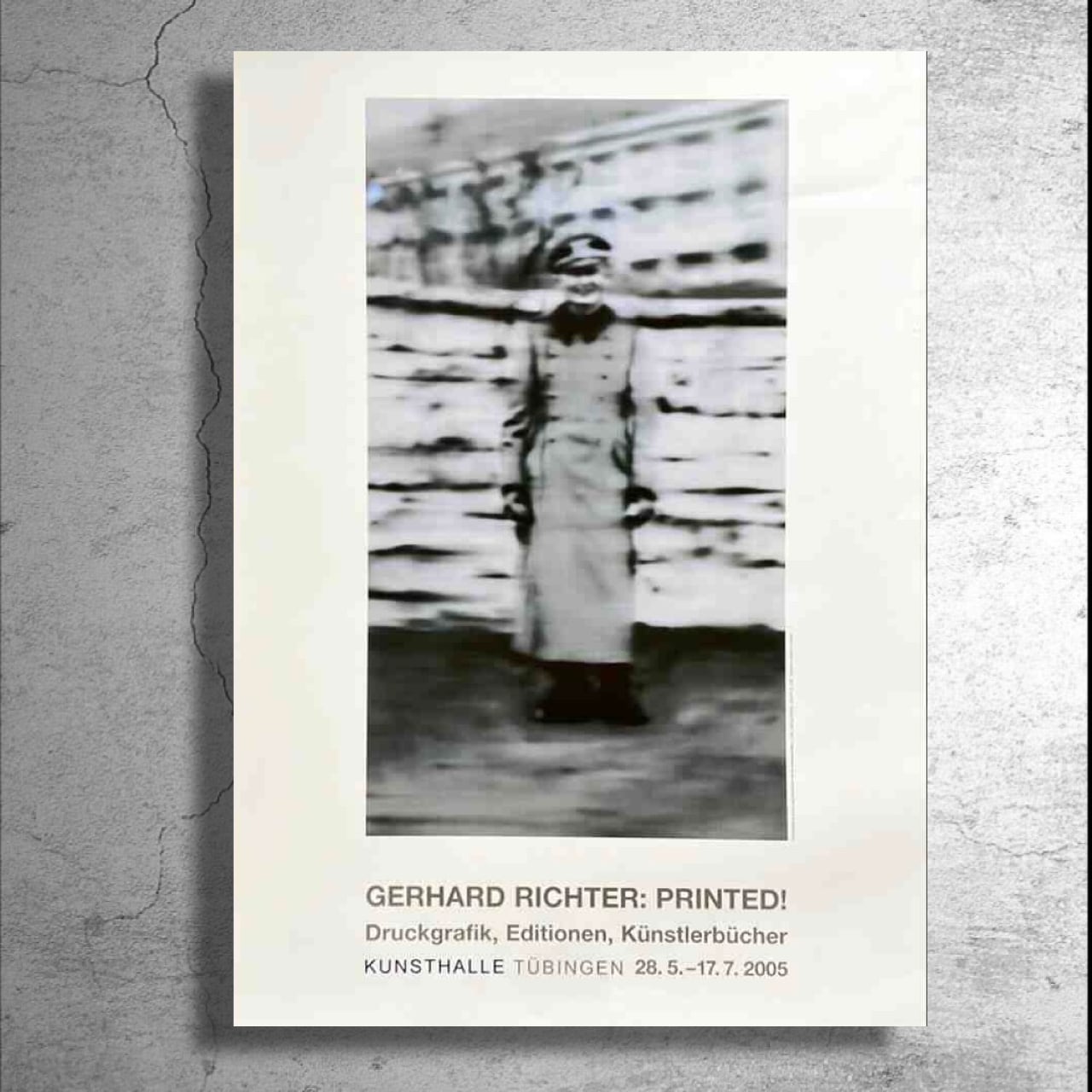 日本未流通！現代美術家『ゲルハルト・リヒター』ドイツ限定ポスター