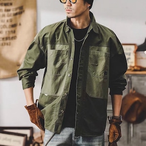 Classic solid workwear shirt 1264