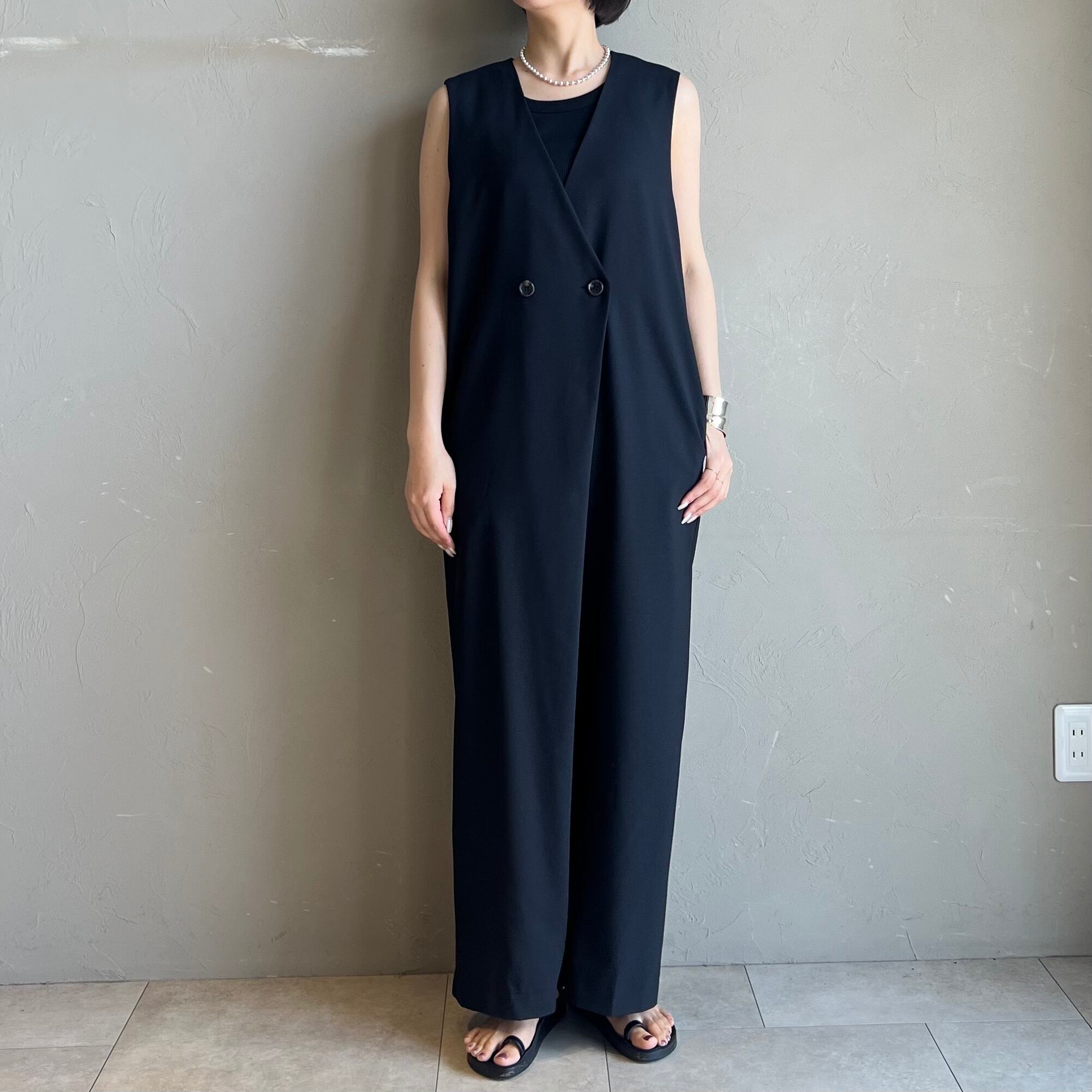 CLOCHE 】麻調Vネックコンビネゾン | valance 福井｜レディース