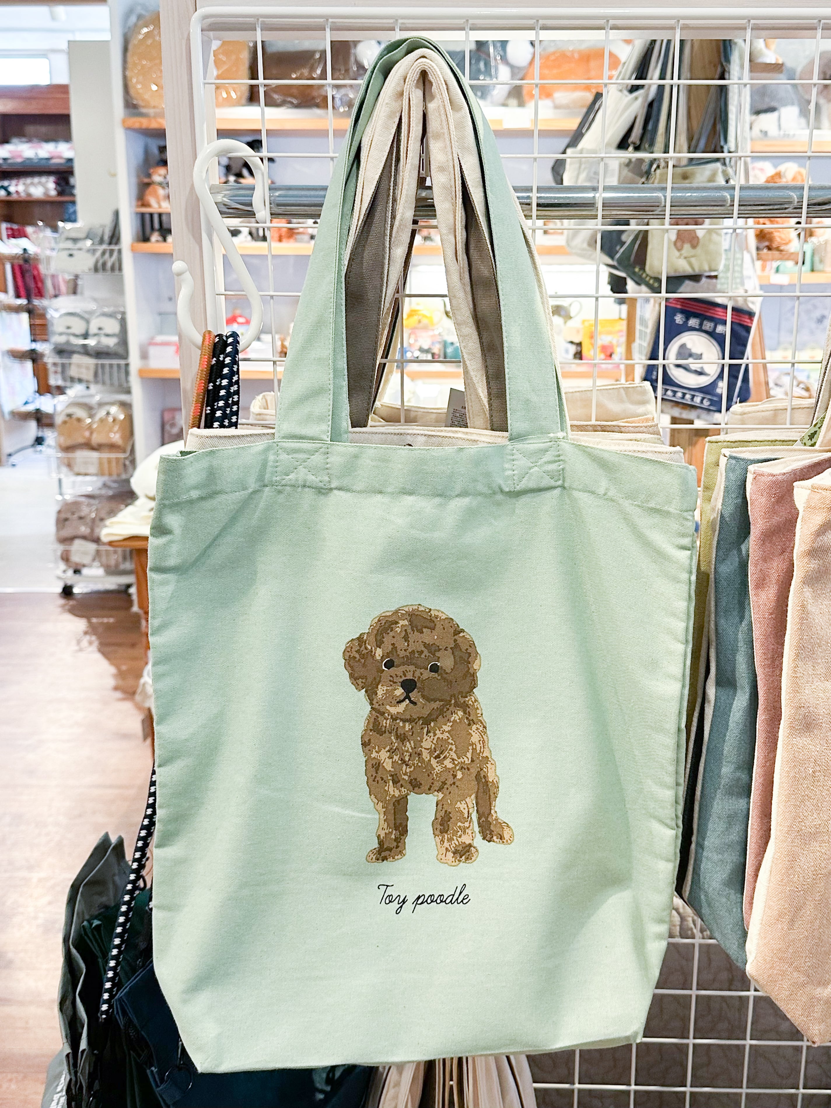 ドッグマルシェA4トート トイプードル