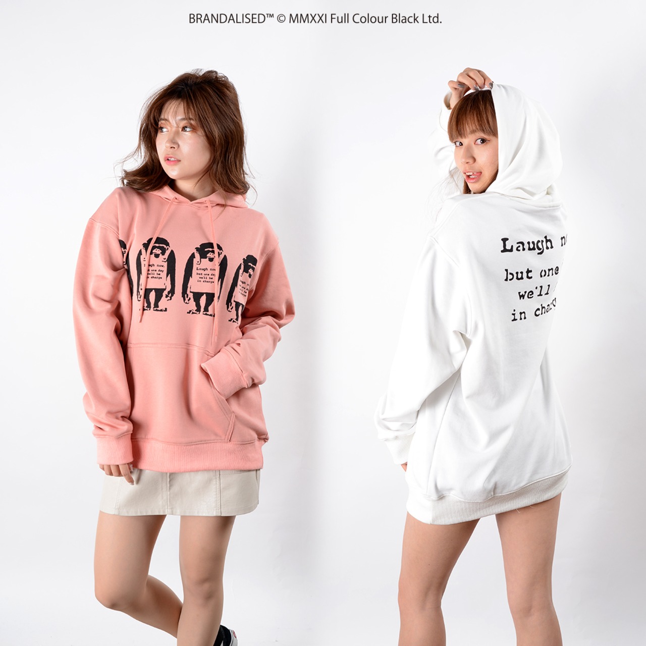 \SALE/◆バンクシー Laugh Now プルパーカー◆ ri-200119