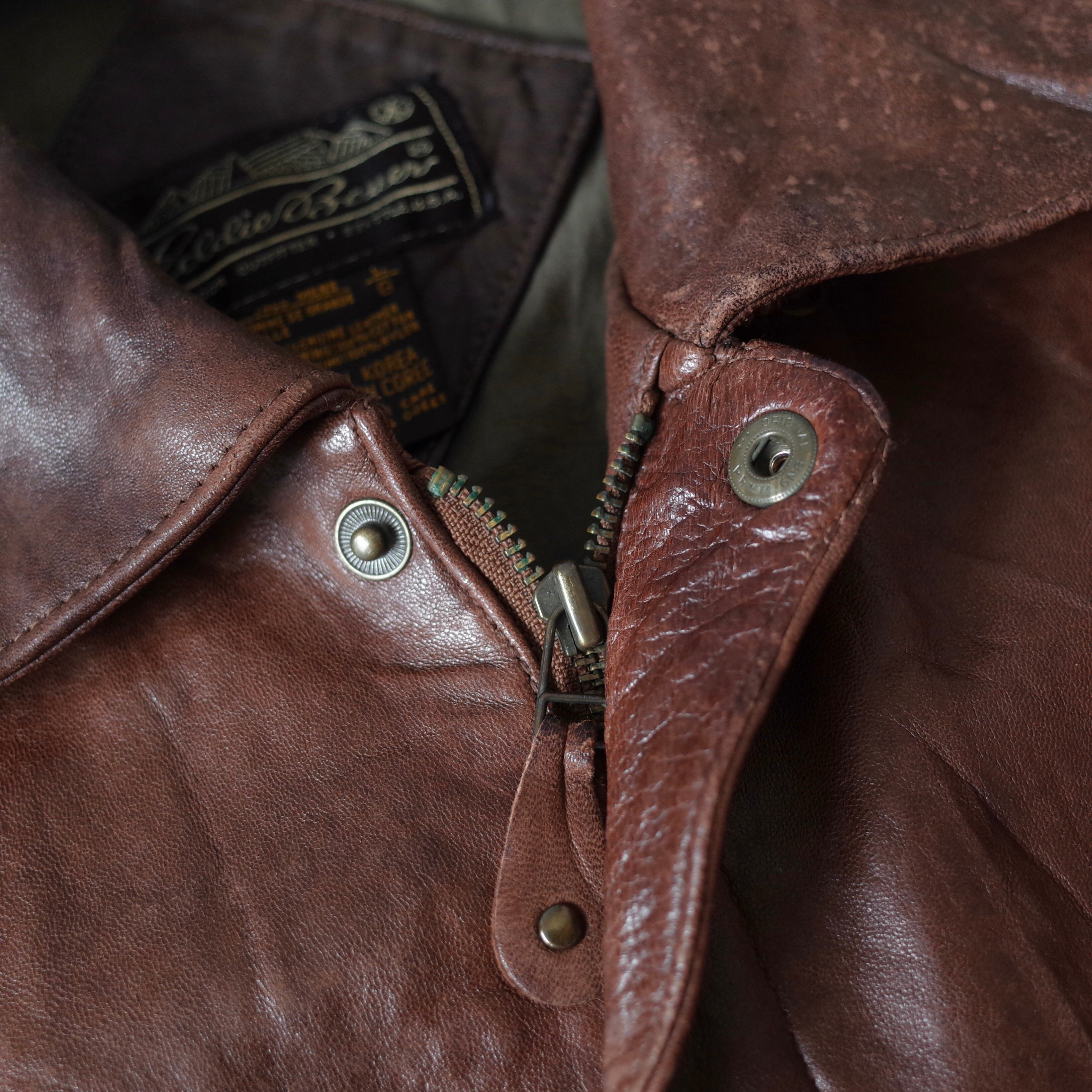 Eddie Bauer A2 ジャケット ヴィンテージ 80s Eddie Bauer A-2 type leather jacket | sui &