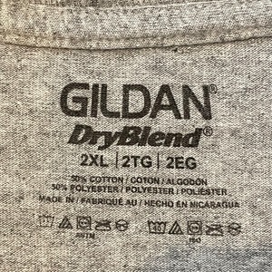 【GILDAN】カレッジ ミシガン大学 Michigan Tシャツアーチロゴ 2XL US古着