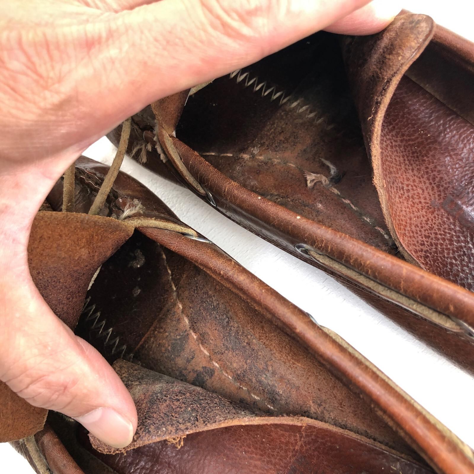 L.L.BEAN エルエルビーン 80- 90年代 あたり レザー モカシン デッキ