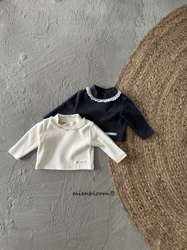 予約 KIDS - Angora long tee  [ mienbloom.B ]
