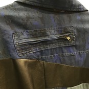 【rd07】再構築 レザー×ミリタリーライダースジャケット LEATHER ×MILITARY MIX RIDERS JACKET
