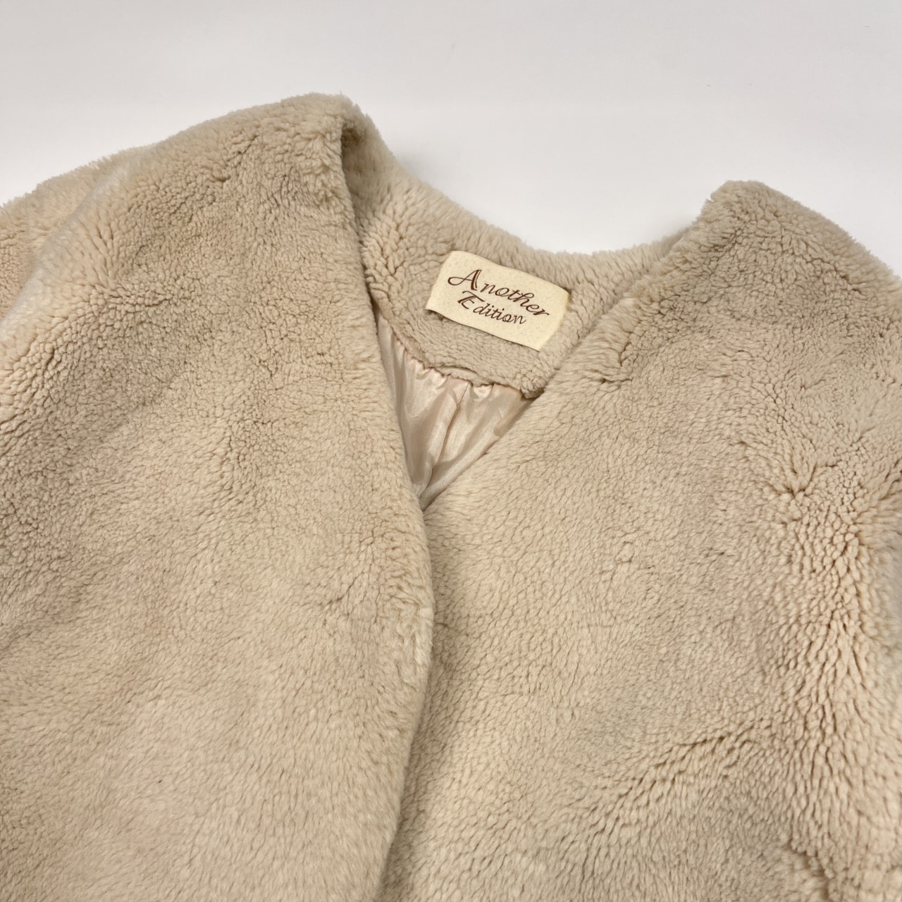 Another Edition アナザーエディション ユナイテッドアローズ  ボアフリース コート /レディース/アイボリー系